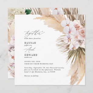 Orquídea de palmeira de erva-pampas orquídea russa