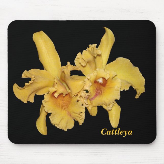 Orquídea Mousepad de Cattleya (Frente)