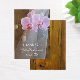 Orquídea rustica - Marcas de Favor do Casamento da