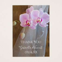 Orquídea rustica - Marcas de Favor do Casamento da