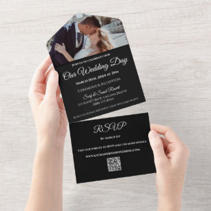 Orquídeas Brancas do Casamento no Código QR-Foto-P