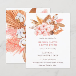 Orquídeas de Pampas Orçamentárias Blush Weditation