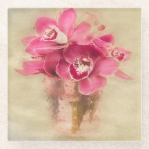 Orquídeas Rosa Em Vase