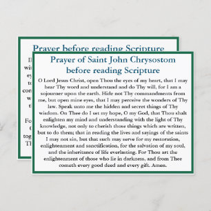 Ortodoxo antes de ler o cartão de script