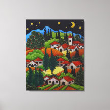 Orvieto Itália Painting - Canvas Print