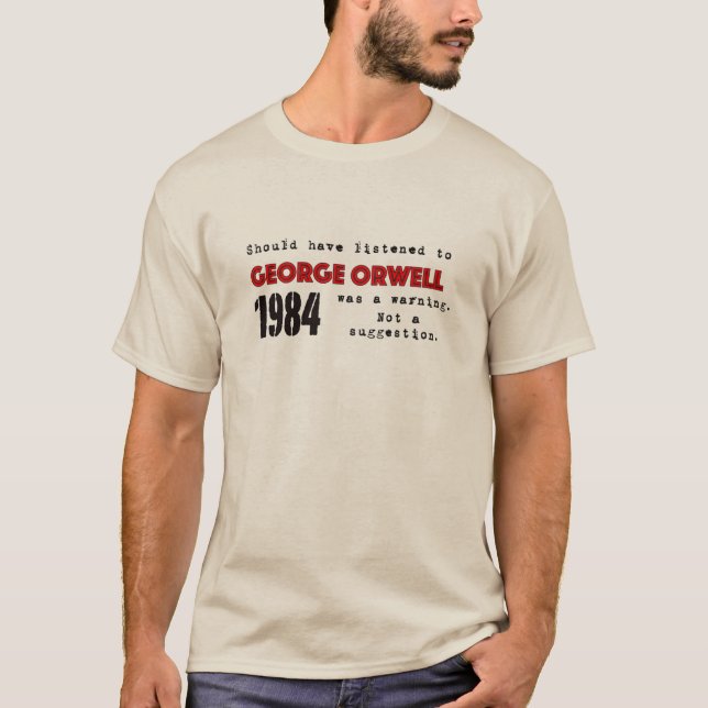 Orwell 1984 - T-Shirt em Newtalk (Frente)