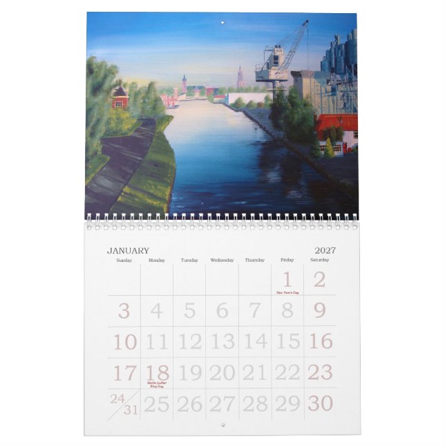 Os 2013 calendários eclécticos da arte (Jan 2027)