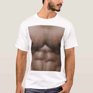 Os Abs do T do TORSO vestem-se com camisa aberta