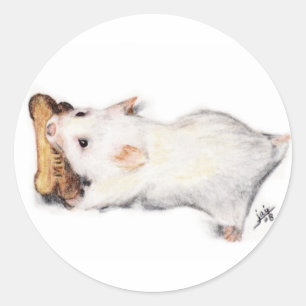 Os adesivos "Bone Thief" (Hamster)
