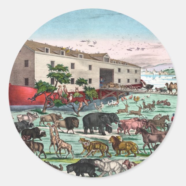 Os adesivos de Arca de Noah (Frente)