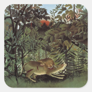 Os adesivos do Leão Fome de Rousseau