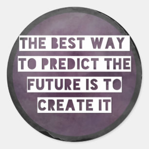 Os adesivos Inspiracionais Criam no futuro