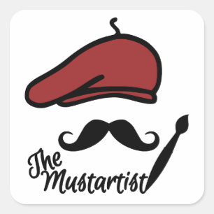 Os adesivos Mustartist