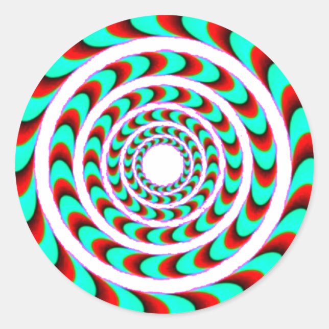 Os adesivos redondos clássicos Criam autocolantes  (Frente)