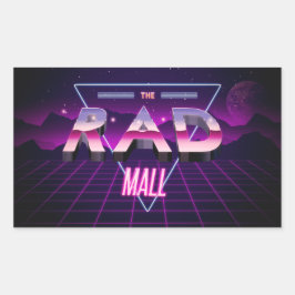 Os adesivos "Wave 3" do Rad Mall de 4,5 pol x 2,7 