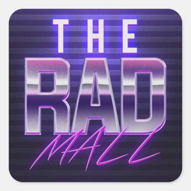 Os adesivos "Wave 4" do Rad Mall (pequeno) (Frente)