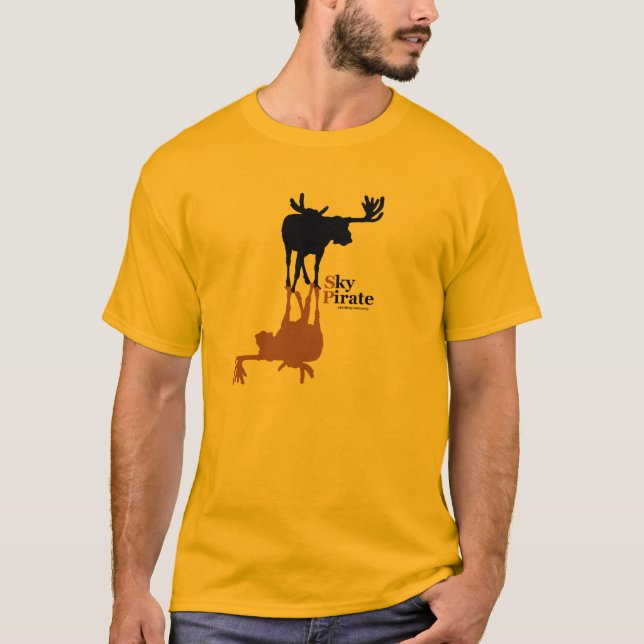"Os alces fizeram-me" o t-shirt (Frente)