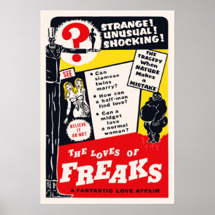 Os Amores do Poster de Freaks
