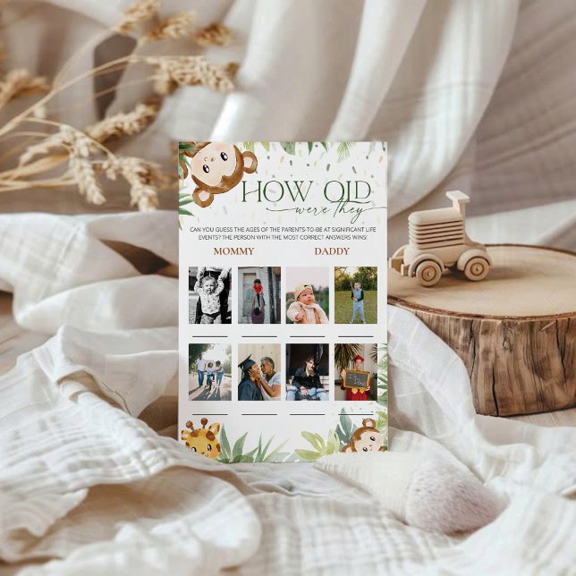 Os Animais Safari Quantos Anos Tinham O Jogo De Ch (Criador carregado)