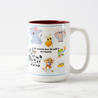 Os animais são nossa caneca dos amigos