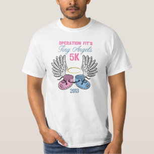 Os anjos minúsculos 5K Short a camisa Sleeved