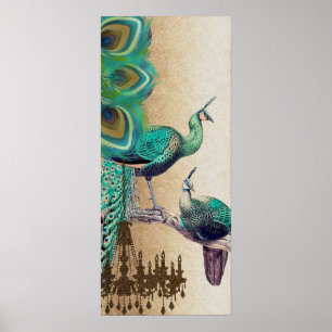 Os anos 20 rujir do pavão que Wedding o poster