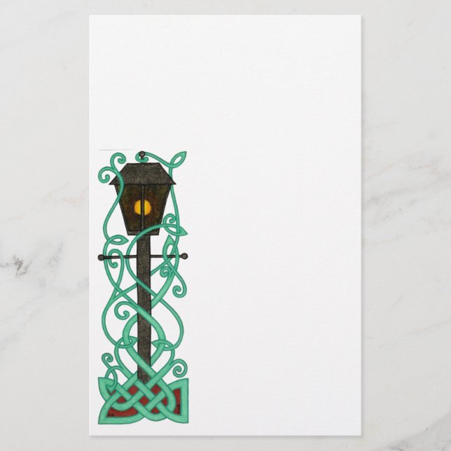 Os artigos de papelaria do Lamppost (Frente)