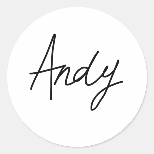 Os Autocolantes do Andy (Frente)