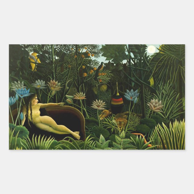 Os autocolantes "O Sonho" de Rousseau (Frente)
