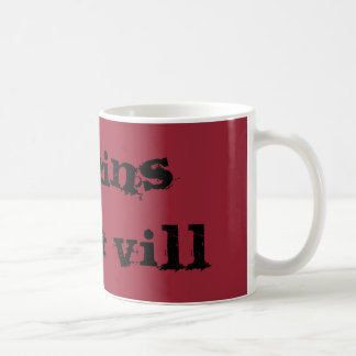 Os bandidos obtiveram à caneca de café de Vill