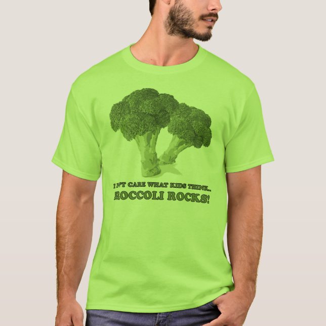 Os brócolos balançam o t-shirt (o verde) (Frente)