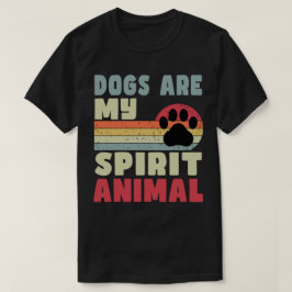 Os Cães São O Meu Espírito De Camiseta Animal