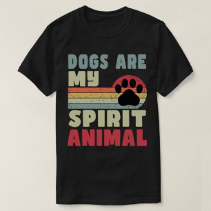 Os Cães São O Meu Espírito De Camiseta Animal