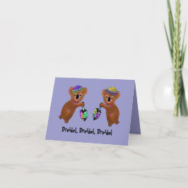 Os cartões de jogo de Dreidel do Koala