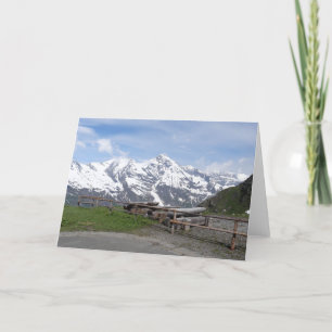 Os cartões de saudação personalizados dos Alpes