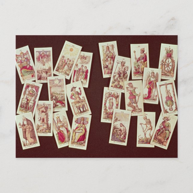 Os cartões de tarô da Grande Arcana (Frente)