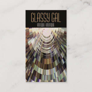 Os cartões de visitas abstraem o galão Glassy
