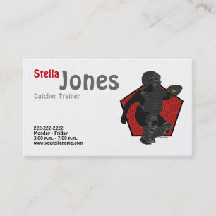 Os cartões de visitas do coletor do softball de