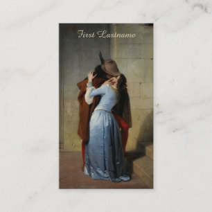 Os cartões de visitas do costume do beijo/IL Baci