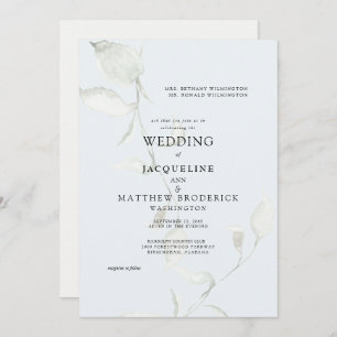 Os céus são convite para casamento azul