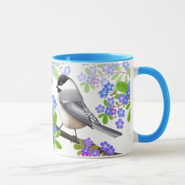 Os Chickadees esquecem-me dentro não caneca das (Direita)