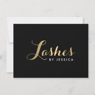 Os chicotes Glam Script certificado de presente