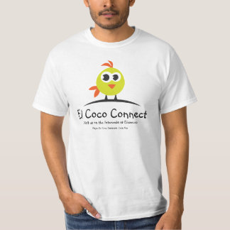 Os Cocos do EL conectam - a camisa do logotipo de