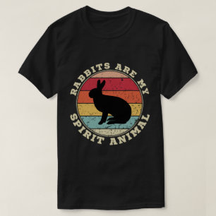 Os Coelhos São O Meu Espírito De Camisa Animal