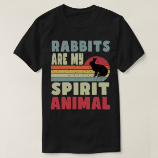 Os Coelhos São O Meu Espírito De Camisa Animal