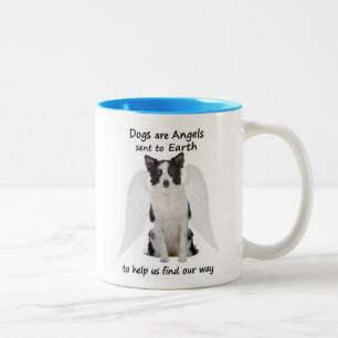 Os Collies de beira são caneca dos anjos