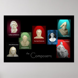 Os compositores 36 x 24 Poster