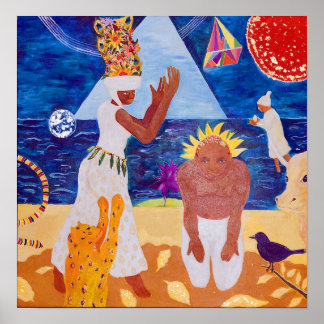 Os curandeiros - impressão original de Vivian Ara