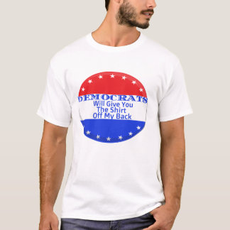 Os Democratas Dão-Lhe A Camisa Do Meu Pé