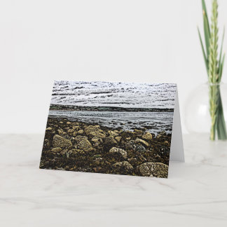 Os desenhos animados balançam o cartão de